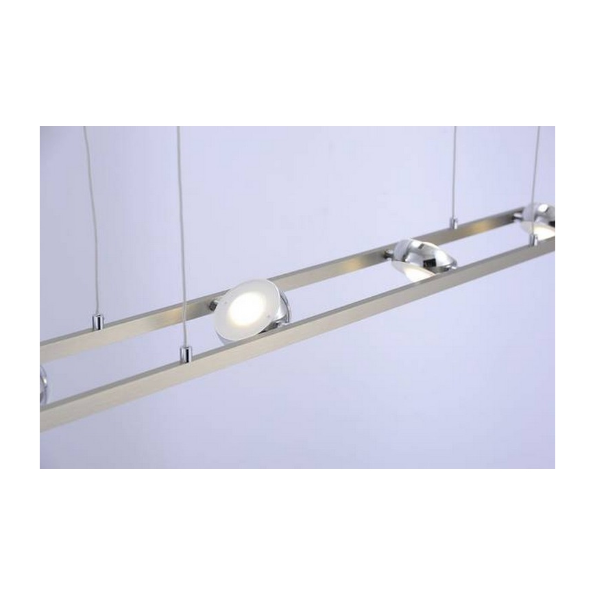 Leuchten Direkt 12470-55 - LED RGB himmennettäväriippuvalaisin OPTI 8xLED / 3W / 230V + kaukosäädin