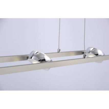 Leuchten Direkt 12470-55 - LED RGB himmennettäväriippuvalaisin OPTI 8xLED / 3W / 230V + kaukosäädin