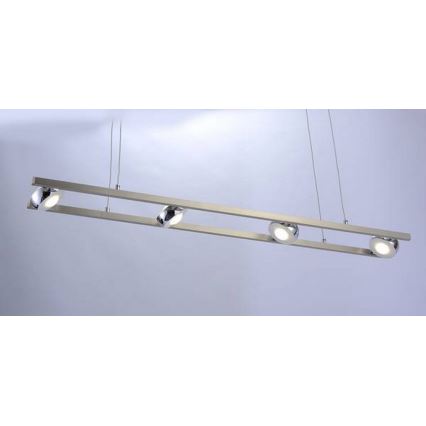 Leuchten Direkt 12470-55 - LED RGB himmennettäväriippuvalaisin OPTI 8xLED / 3W / 230V + kaukosäädin