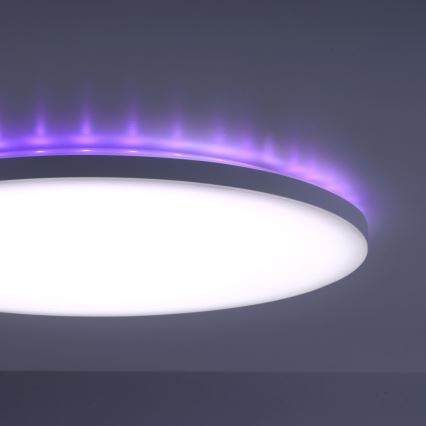 Leuchten Direkt 15602-16 - LED RGBW Himmennettävä kattovalo GUSTAV LED/20,3W/230V + LED/1,8W 2700-5000K + kaukosäädin