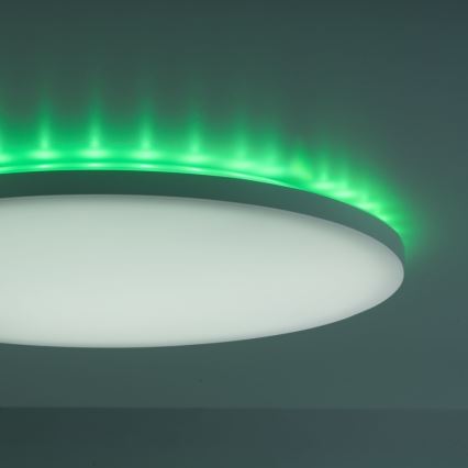 Leuchten Direkt 15602-16 - LED RGBW Himmennettävä kattovalo GUSTAV LED/20,3W/230V + LED/1,8W 2700-5000K + kaukosäädin