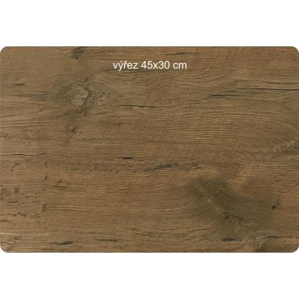 Li-Go 23676/DUB5 - Puinen seinäkello 1xAA Ø 32 cm tammi/Vuoret