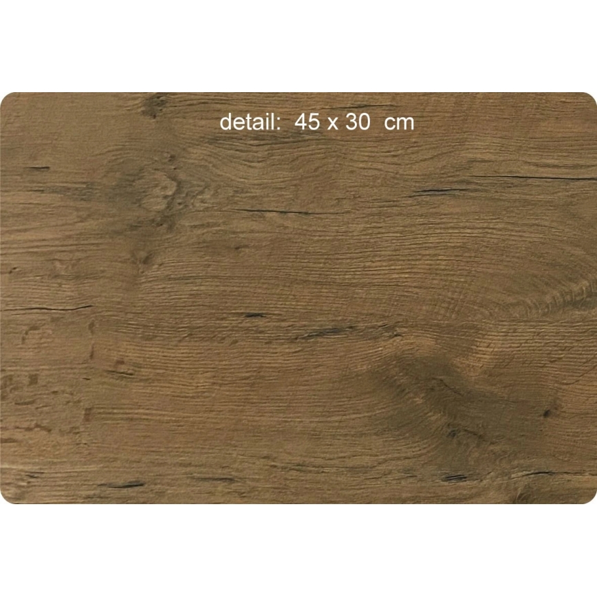 Li-Go 5652/DUB2 - LED himmennettävä kello LED/10W/5V 20000 mAh 42x42 cm tammi/Tammi ympyrässä + kaukosäädin