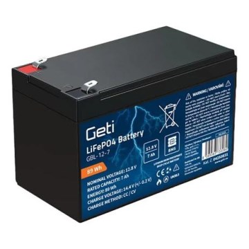 LiFePO4-akku 12,8V/7Ah