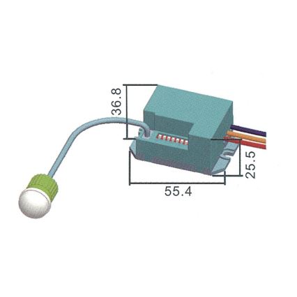 Liike infra sensori PIR B 800W/230V