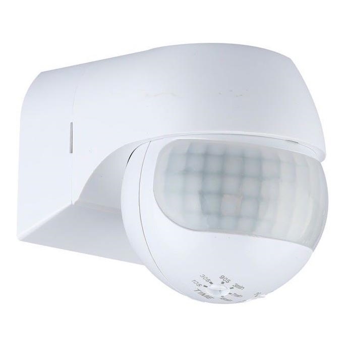 Liiketunnistin PIR 180° 800W/230V IP44 valkoinen
