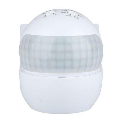 Liiketunnistin PIR 180° 800W/230V IP44 valkoinen