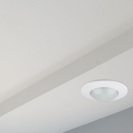 Liiketunnistin upotettu PIR 360° 300W/230V valkoinen
