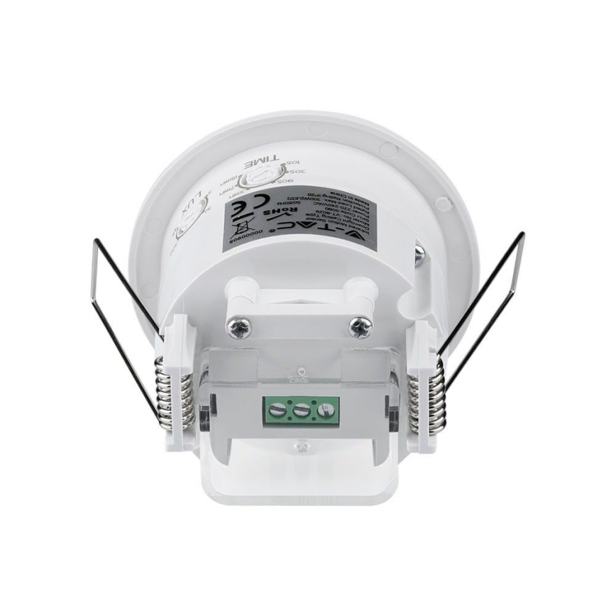 Liiketunnistin upotettu PIR 360° 300W/230V valkoinen