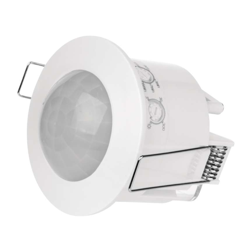 Liiketunnistin upotettu PIR B 360° 1200W/230V valkoinen