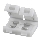 Liitin kohteelle 2-pin LED nauhat 8 mm