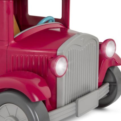 Li'l Woodzeez - Lelusetti viljelijän kuorma-auto ruokaständin kanssa 3xAAA