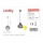 Lindby - Kattokruunu johdossa FRANCES 1xE27/60W/230V