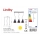 Lindby - Kattokruunu johdossa IBU 3xE27/60W/230V