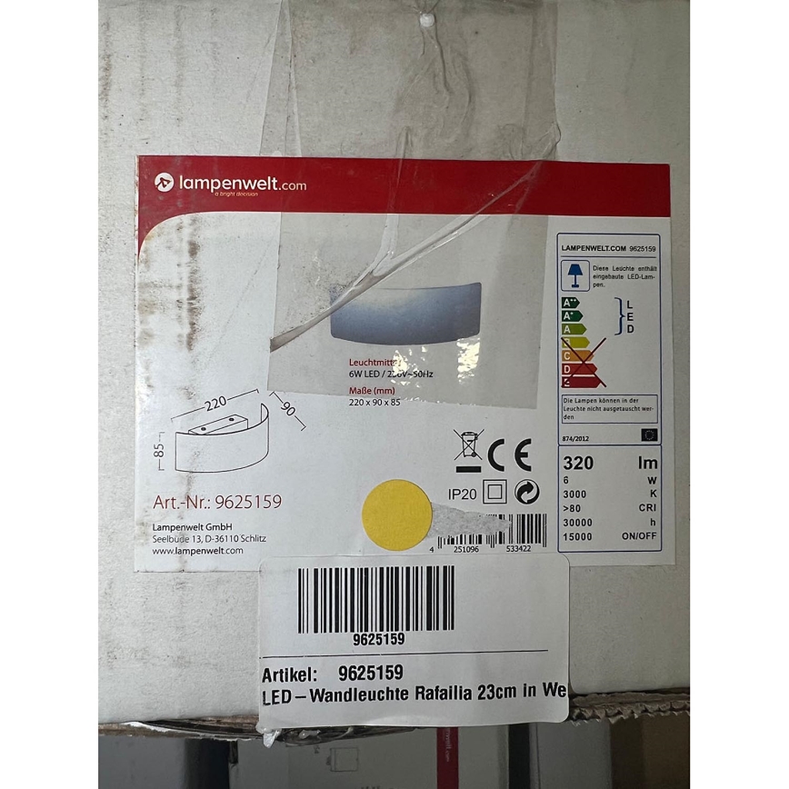 Lindby - LED-seinävalaisin RAFAELIA LED/6W/230V