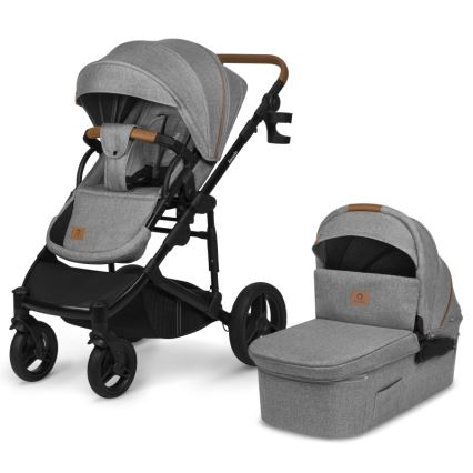 Lionelo - 2-in-1 yhdistelmävaunut MARI TOUR Grey Stone
