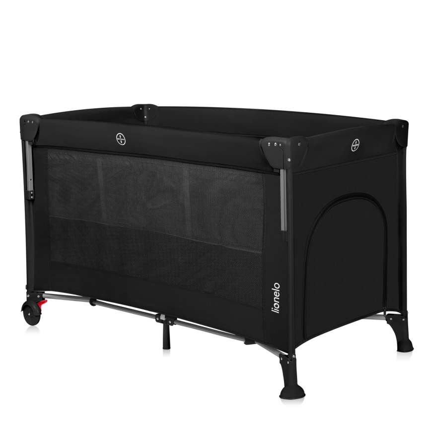 Lionelo - 3-in-1-matkasänky ELLEN Black Carbon