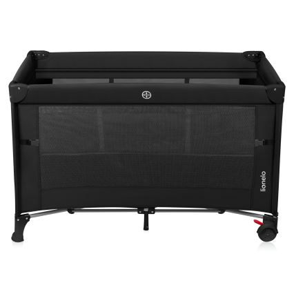 Lionelo - 3-in-1-matkasänky ELLEN Black Carbon