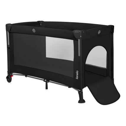 Lionelo - 3-in-1-matkasänky ELLEN Black Carbon