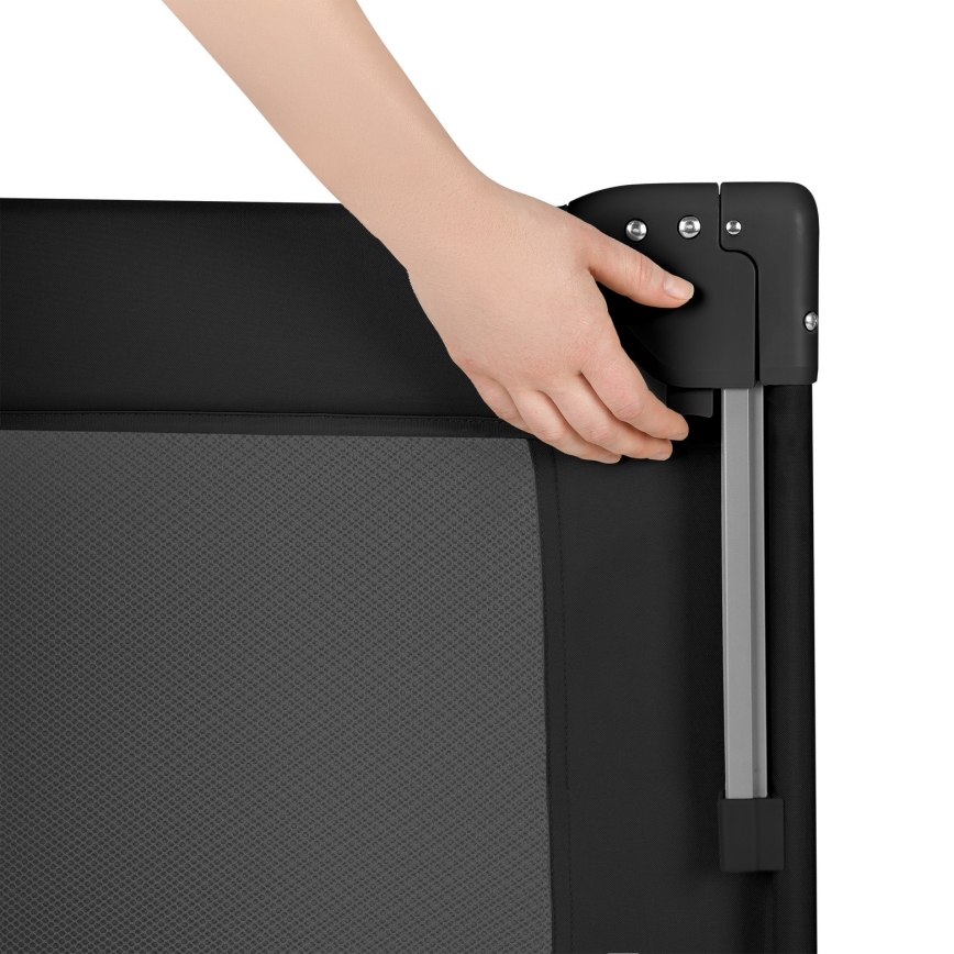 Lionelo - 3-in-1-matkasänky ELLEN Black Carbon