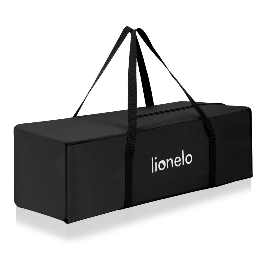 Lionelo - 3-in-1-matkasänky ELLEN Black Carbon