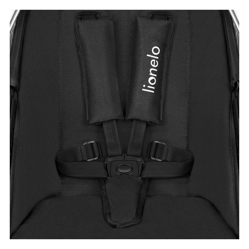 Lionelo - 3-in-1 yhdistelmävaunut AMBER, musta/hopea