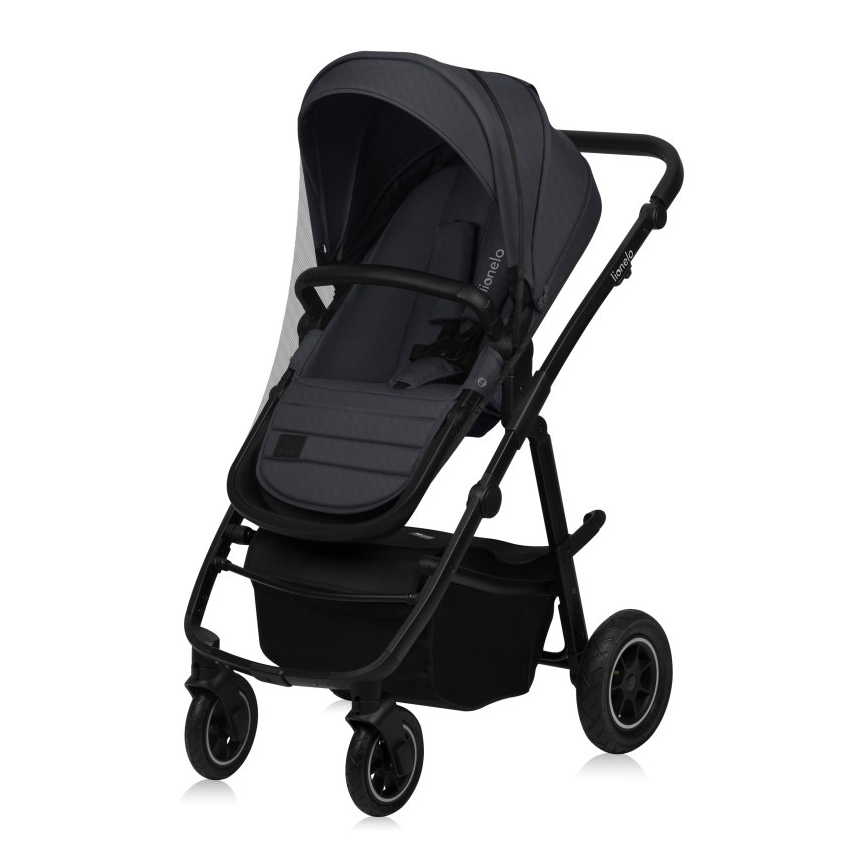 Lionelo - 3-in-1 yhdistelmävaunut AMBER PLUS, grafiitinharmaa