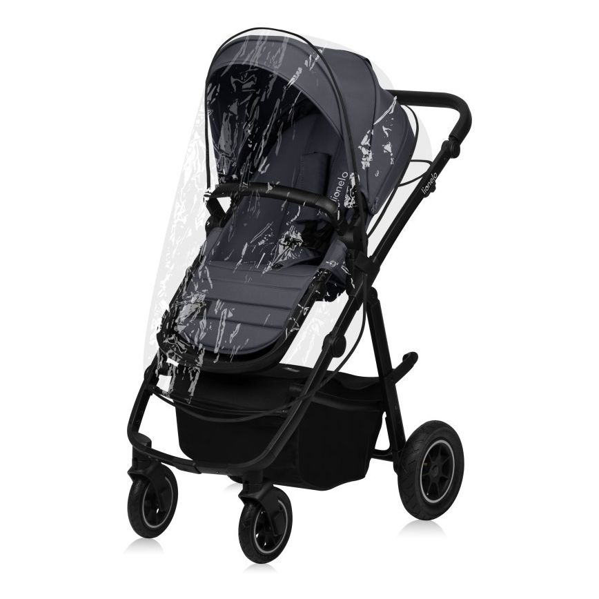 Lionelo - 3-in-1 yhdistelmävaunut AMBER PLUS, grafiitinharmaa