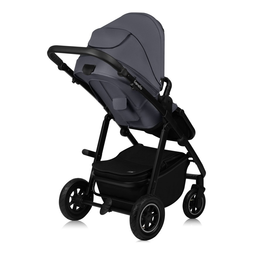 Lionelo - 3-in-1 yhdistelmävaunut AMBER PLUS, grafiitinharmaa