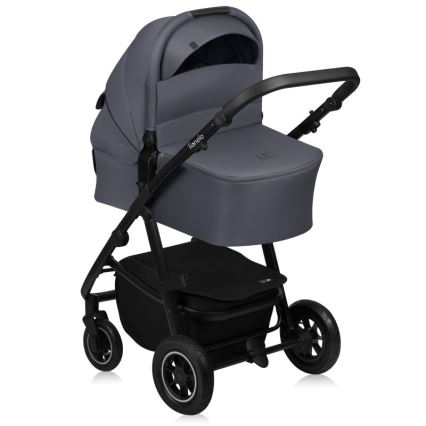 Lionelo - 3-in-1 yhdistelmävaunut AMBER PLUS, grafiitinharmaa