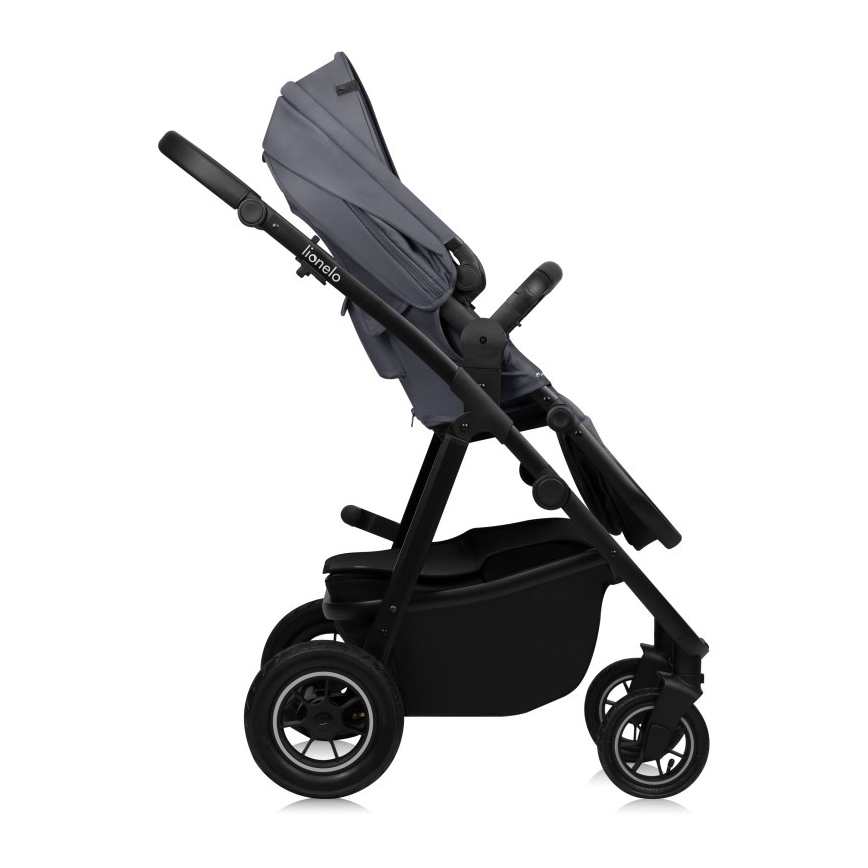 Lionelo - 3-in-1 yhdistelmävaunut AMBER PLUS, grafiitinharmaa