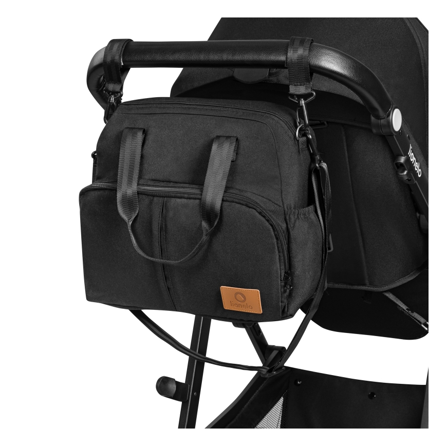 Lionelo - 3-in-1 yhdistelmävaunut BIANKA Black Onyx