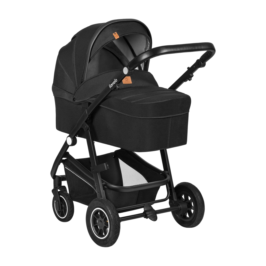 Lionelo - 3-in-1 yhdistelmävaunut BIANKA Black Onyx