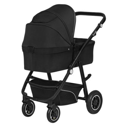 Lionelo - 3-in-1 yhdistelmävaunut BIANKA Black Onyx