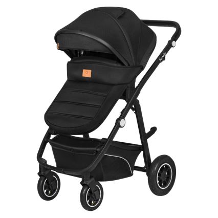 Lionelo - 3-in-1 yhdistelmävaunut BIANKA Black Onyx