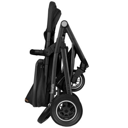 Lionelo - 3-in-1 yhdistelmävaunut BIANKA Black Onyx