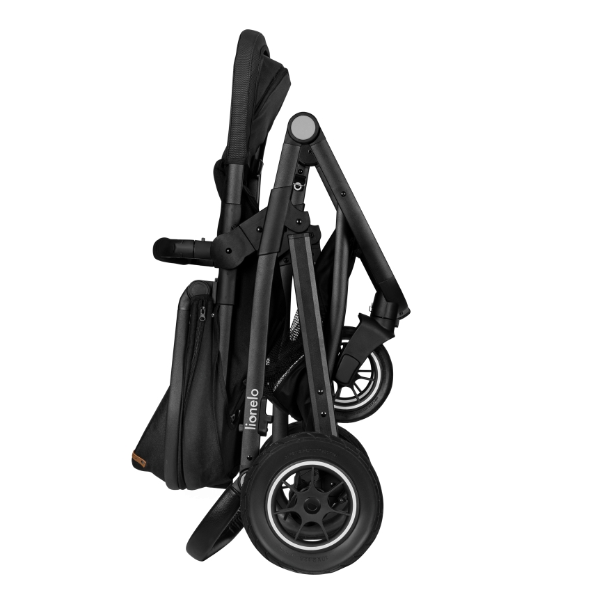 Lionelo - 3-in-1 yhdistelmävaunut BIANKA Black Onyx