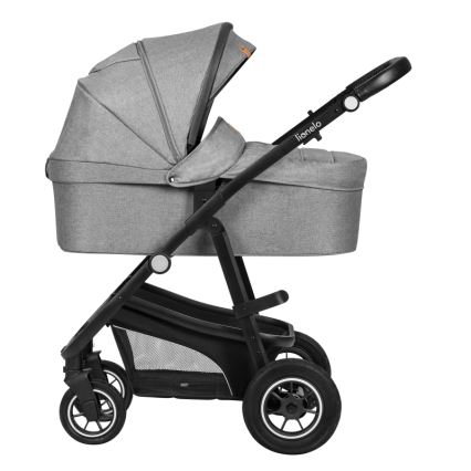 Lionelo - 3-in-1 yhdistelmävaunut BIANKA Grey Stone