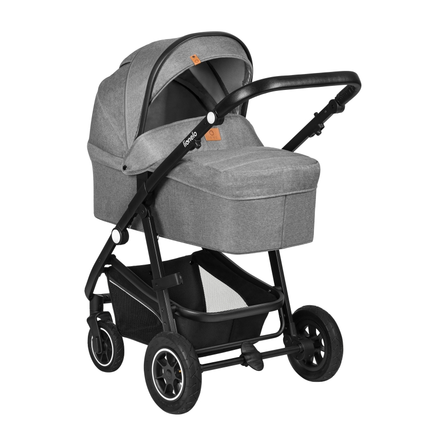 Lionelo - 3-in-1 yhdistelmävaunut BIANKA Grey Stone