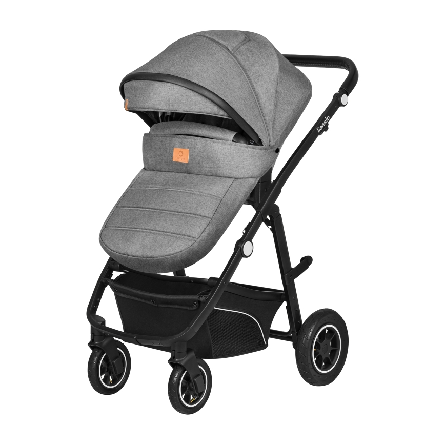 Lionelo - 3-in-1 yhdistelmävaunut BIANKA Grey Stone