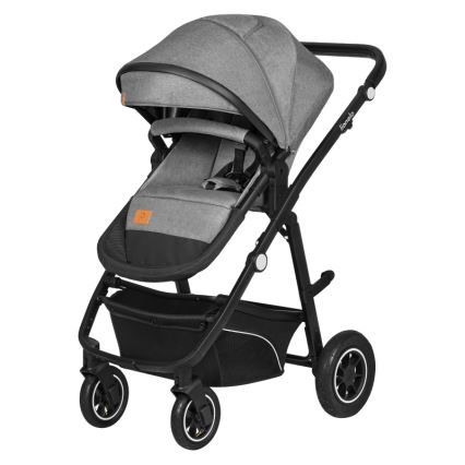 Lionelo - 3-in-1 yhdistelmävaunut BIANKA Grey Stone