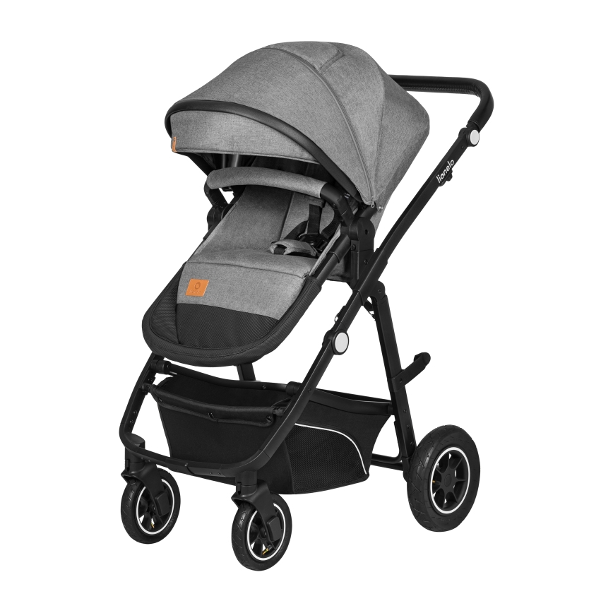 Lionelo - 3-in-1 yhdistelmävaunut BIANKA Grey Stone