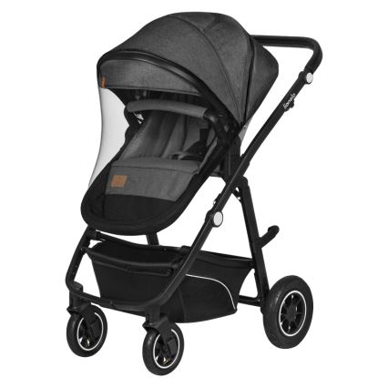 Lionelo - 3-in-1 yhdistelmävaunut BIANKA Grey Stone
