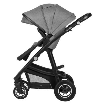 Lionelo - 3-in-1 yhdistelmävaunut BIANKA Grey Stone