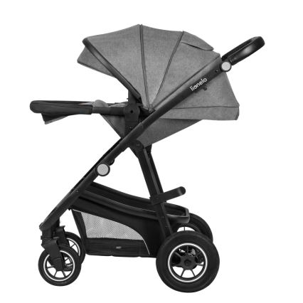 Lionelo - 3-in-1 yhdistelmävaunut BIANKA Grey Stone