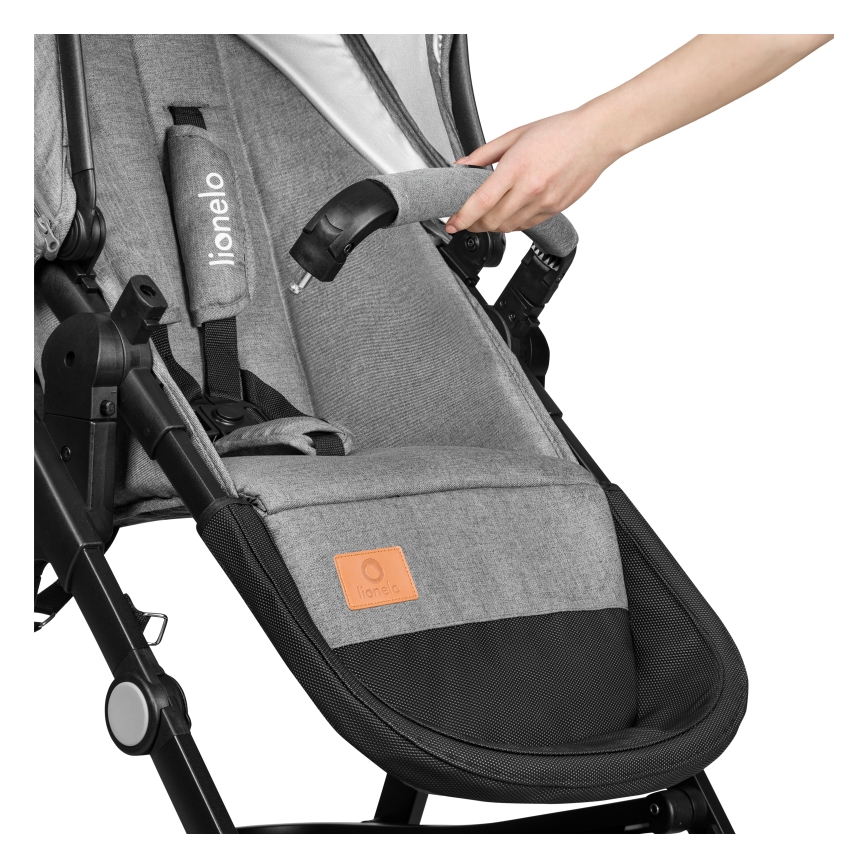 Lionelo - 3-in-1 yhdistelmävaunut BIANKA Grey Stone