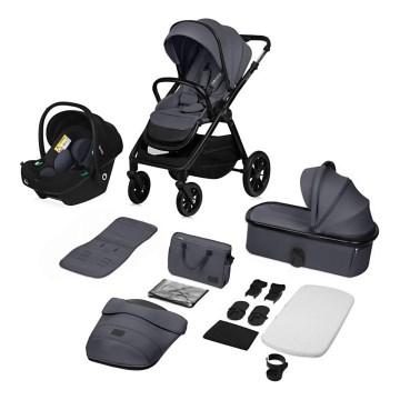Lionelo - 3-in-1 yhdistelmävaunut LAYLA, kiviharmaa