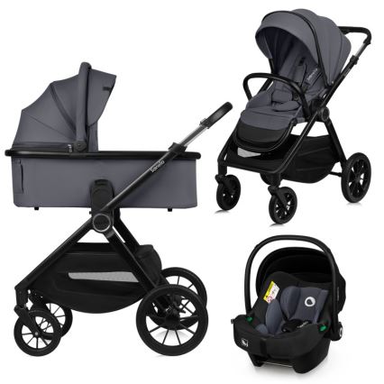 Lionelo - 3-in-1 yhdistelmävaunut LAYLA, kiviharmaa