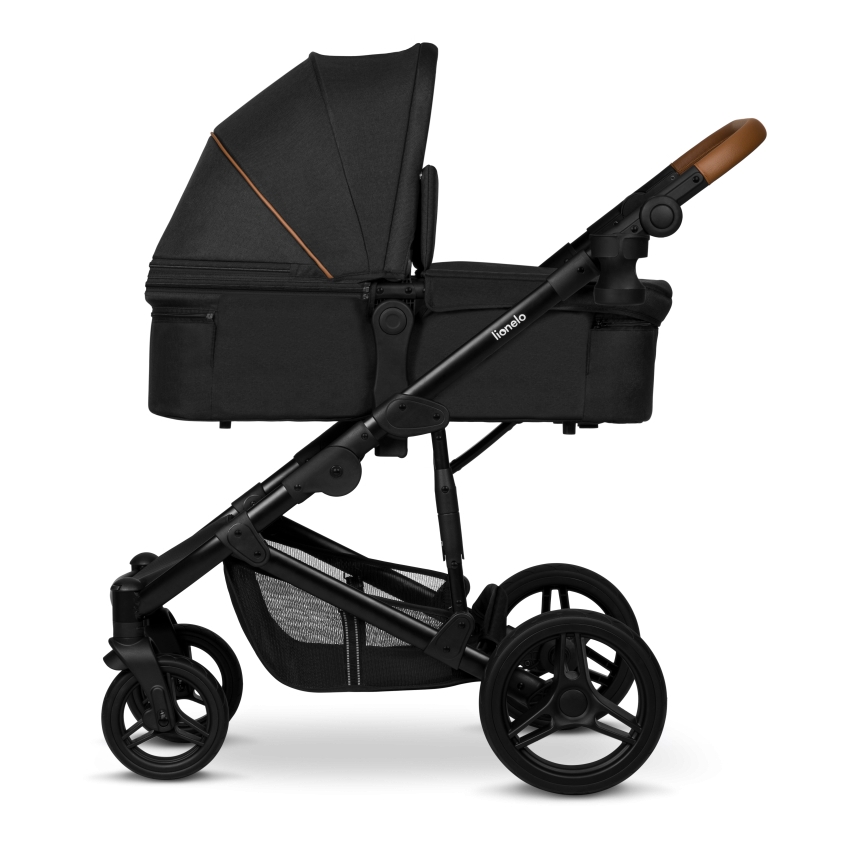 Lionelo - 3-in-1 yhdistelmävaunut MARI TOUR Black Onyx