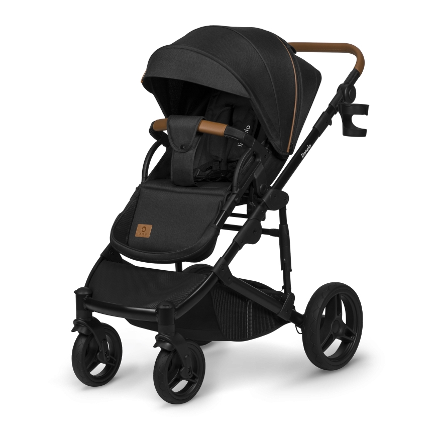 Lionelo - 3-in-1 yhdistelmävaunut MARI TOUR Black Onyx